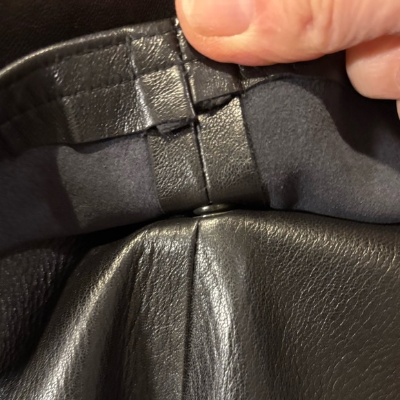 Jayskins Made in USA Black Leather Trench Coat - Picture 12 of 13